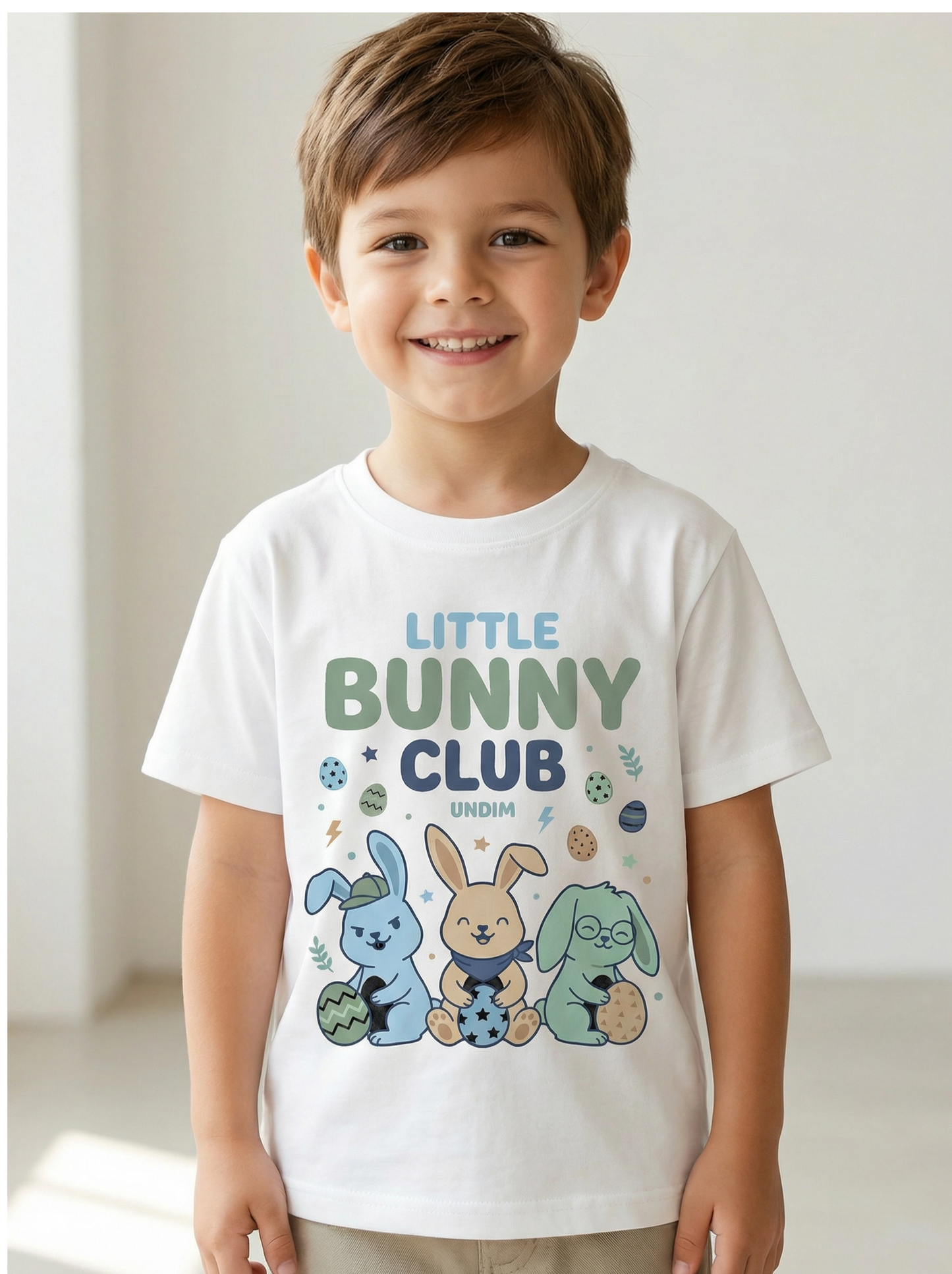 UNDIM | Little Bunny Club - Kids Easter T-Shirt