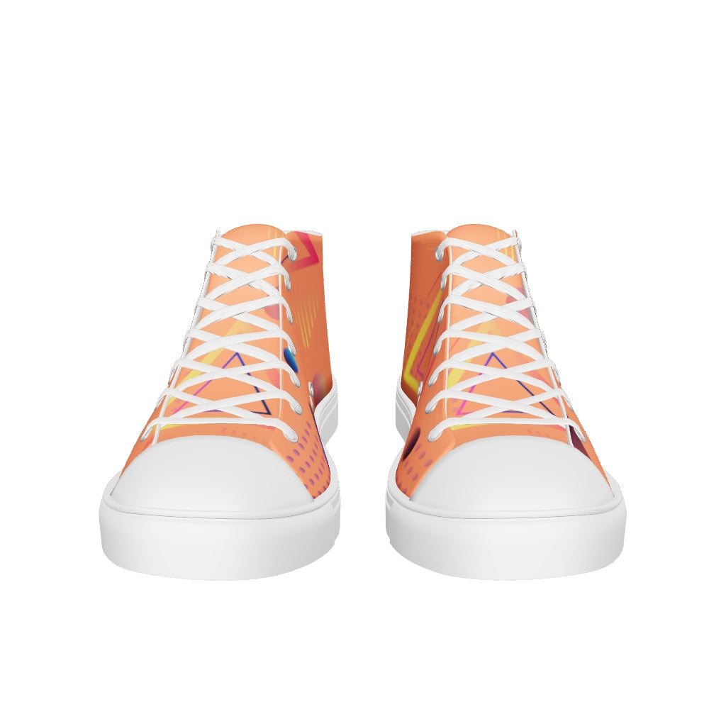 Men’s high top canvas shoes